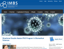 Tablet Screenshot of biomedmaster.org